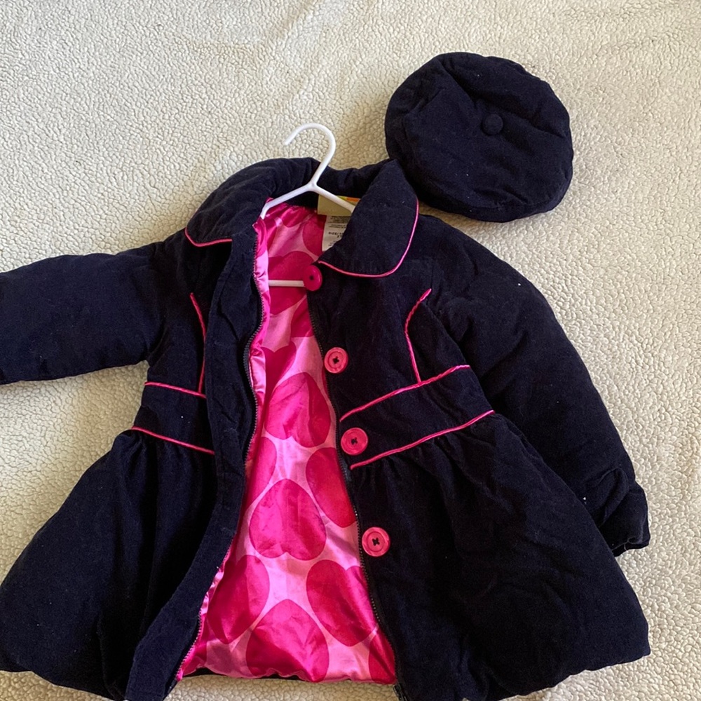 Petty coat with matching beret.